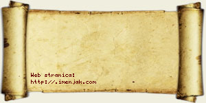 Danica Divjak vizit kartica